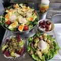 ebipeco's cooksnap of when they made まぐろアボガド＋長芋DEユッケ丼.