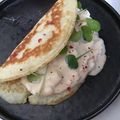 葉月優希's cooksnap of when they made パンケーキのオープンサンド.
