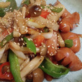 ブランシュkuu's cooksnap of when they made 手抜きすぎ！生姜焼きのたれで野菜炒め.