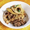ちえたろう's cooksnap of when they made 作り置き、牛肉とれんこんの炒め煮。.