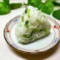mielle's cooksnap of when they made ﾋﾟﾘっと七味＊三つ葉としらすのおむすび.