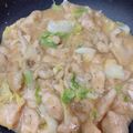 櫻響ru's cooksnap of when they made 鶏胸肉とキャベツのみそ炒め.