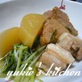 yukiはぴ's cooksnap of when they made 豚バラと大根の煮物.