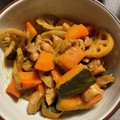 トモ２'s cooksnap of when they made 秋の炒め煮～南瓜・蓮根・椎茸・鶏肉～.