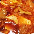 のんべぇヒロ's cooksnap of when they made 10分で完成こてっちゃん豆腐キムチチゲ鍋.