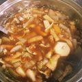 みちばたの花's cooksnap of when they made ハロウィンにも♡具だくさんほうとう鍋.