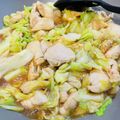 クック3AX440☆'s cooksnap of when they made 簡単ヘルシー☆鶏むねのキャベツ炒め.