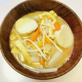 azbjbn's cooksnap of when they made 温まる～(*^^*)根菜たっぷり味噌汁♪.