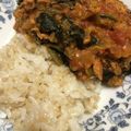 ミルクボール's cooksnap of when they made トマト缶でツナとほうれん草カレー.