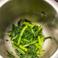 のりとなお's cooksnap of when they made 超簡単♪春菊のおひたし～無添加.