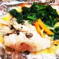 桃ツナ's cooksnap of when they made フライパンで！簡単！鮭のホイル包み焼.