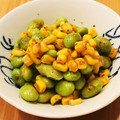かなりんココりん's cooksnap of when they made 簡単♪コーンと枝豆のバター醤油炒め♪.