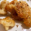 はなのかくめいじ's cooksnap of when they made 10分で出来る♪絶品♪鶏皮せんべい♪.