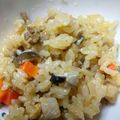 まりゆりひろこ's cooksnap of when they made 炊飯器で炊く！豚ひき肉の中華おこわ.