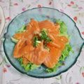 mmameco's cooksnap of when they made 塩麹と甘酢で和えた♫美味しいお刺身☆.