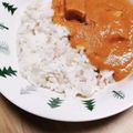 haruboomam's cooksnap of when they made カシューナッツで本格バターチキンカレー.