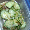 ラッキー♪'s cooksnap of when they made きゅうりとみょうがのごま油和え.