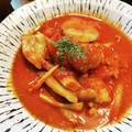 ばたみそーぱん☆'s cooksnap of when they made 焼き肉のタレで!　鶏とごぼうのトマト煮.