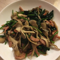 匡史さん's cooksnap of when they made 簡単！ほうれん草ベーコン炒め(舞茸風味).