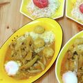 た～ちん＊'s cooksnap of when they made ゆで卵とじゃがいものイエローカレー.