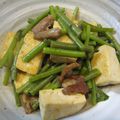 おかあちゃん。's cooksnap of when they made 《 山菜ミズと豚バラのチャンプルー 》.