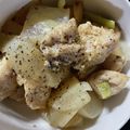idoll's cooksnap of when they made 激うま★大根と鶏肉のガリバタポン炒め.
