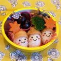 hime's cooksnap of when they made キャラ弁　秋♪ 遠足 どんぐり・くり.