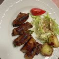 eiyoushi's cooksnap of when they made 豚バラ肉のジューシーピーマンと人参肉巻き.