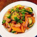 ちゃちゃまる26's cooksnap of when they made コリンキーとズッキーニのベーコンソテー.