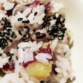 まぶたん's cooksnap of when they made 秋の恵みに感謝！さつまいもと雑穀のごはん.