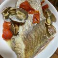 クックH86AFM☆'s cooksnap of when they made 豪華！鯛のアクアパッツァ.