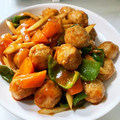 しーちゃん！！'s cooksnap of when they made 時短！簡単！冷凍肉だんごの酢豚風♪.