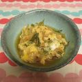 龍青空ママ's cooksnap of when they made 長ネギと油あげの卵とじ.
