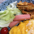 chi−ちゃん's cooksnap of when they made 簡単☆魚肉ソーセージのチーズ挟み焼き.