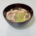 キンプリ's cooksnap of when they made きのこのお吸い物＊焼き鳥缶で簡単.