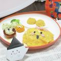 のんたんΣ's cooksnap of when they made ハロウィン★オムライスDEおばけちゃん.