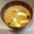 nyangomama's cooksnap of when they made きのこと野菜たっぷりみそ汁.