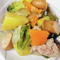 moeoke's cooksnap of when they made フライパン ＤＥ ぎゅうぎゅう焼き.