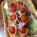 脩ﾏﾏ's cooksnap of when they made プチトマトのベーコン巻き.