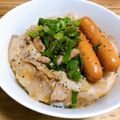 こはる・▽・'s cooksnap of when they made 豚バラと長ねぎで簡単美味しいねぎ塩豚丼♡.