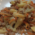 あゆたっくん's cooksnap of when they made 豚ひき肉とれんこんの甘辛生姜炒め.