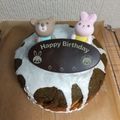 かぶきぃ's cooksnap of when they made くっきり2色☆抹茶あずきのパウンドケーキ.