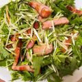 クックmichi☆♪'s cooksnap of when they made カリカリベーコンと水菜のホットサラダ.