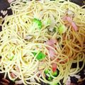 ちかﾁｬﾝ☆'s cooksnap of when they made 麺つゆ小さじ２！和風パスタお弁当用♡.