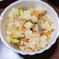 栄養士かなママ's cooksnap of when they made 圧力鍋で簡単☆五目おこわ.
