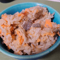 ＊柚子茶＊'s cooksnap of when they made 超簡単♡秋の味覚！鮭と茸の炊き込みご飯.