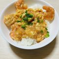 nomami's cooksnap of when they made フライパン一つ♡とっても簡単♡エビたま♡.