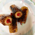 ♡まーちゃん♬'s cooksnap of when they made 簡単♪ちくわのウインナーづめ.