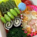 まゆのふ♬'s cooksnap of when they made お弁当に♪ハムチーズのりのぐるぐる巻き.