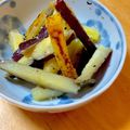 なっさん姫's cooksnap of when they made レンチン◎さつまいもスティック◎塩バター.